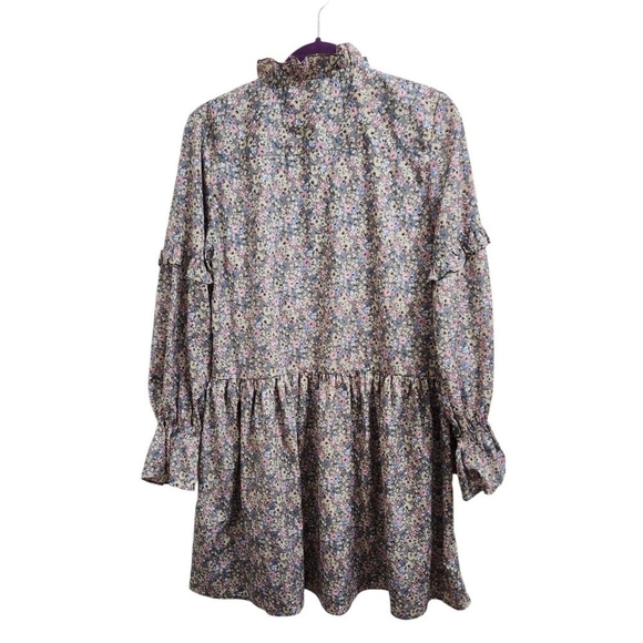 Walter Baker Women's Adriana Long Sleeve Floral Dress Boho style Size  10 - Picture 5 of 13